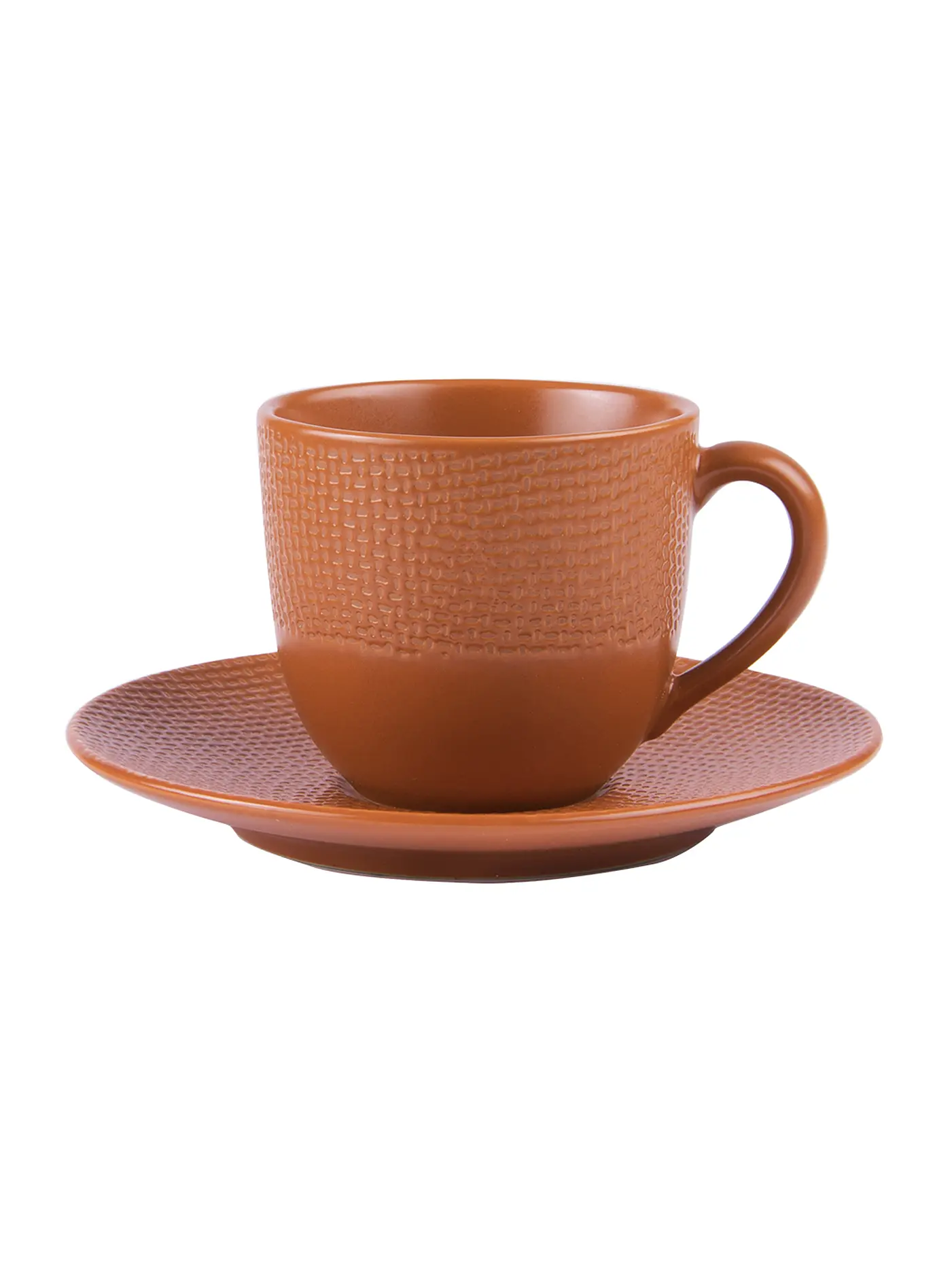 TABLE PASSION | Espressotasse mit Untertasse 220ml VESUVIO Terra | 